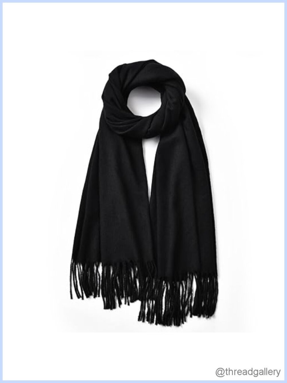 Oversized Long Blanket Plaid Shawl Wrap Winter Scarf Acrylic Tassel